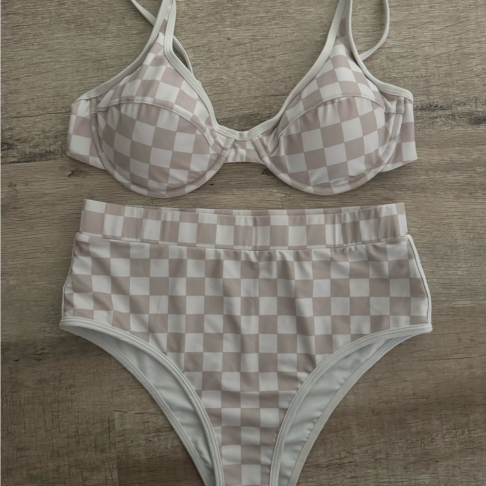 Checkered Bikini Set